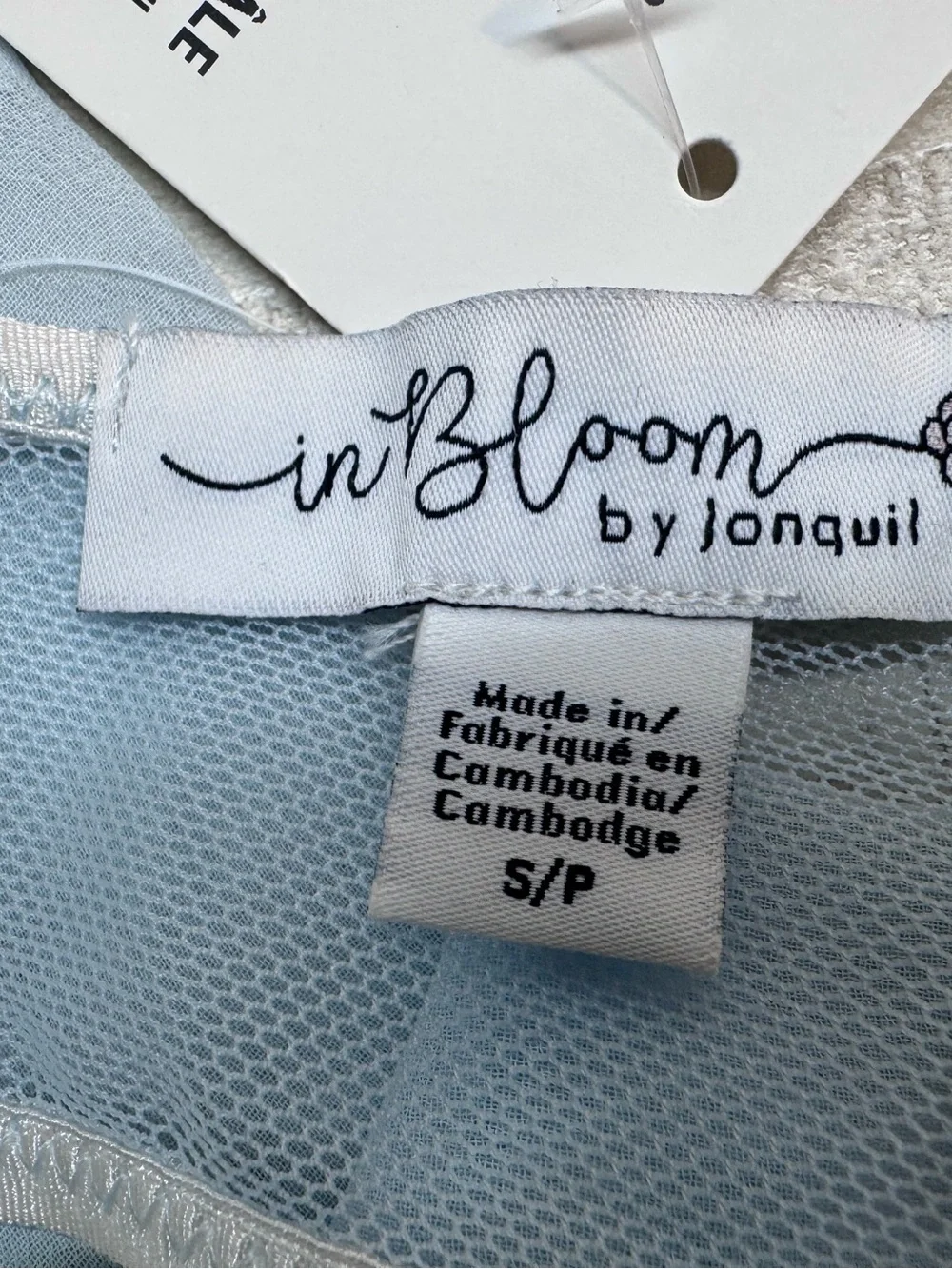 In Bloom by Jonquil Rachel Open Bow Teddy bodysuit nwr size small